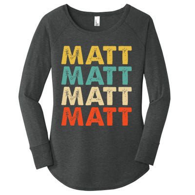 Matt Name Women's Perfect Tri Tunic Long Sleeve Shirt