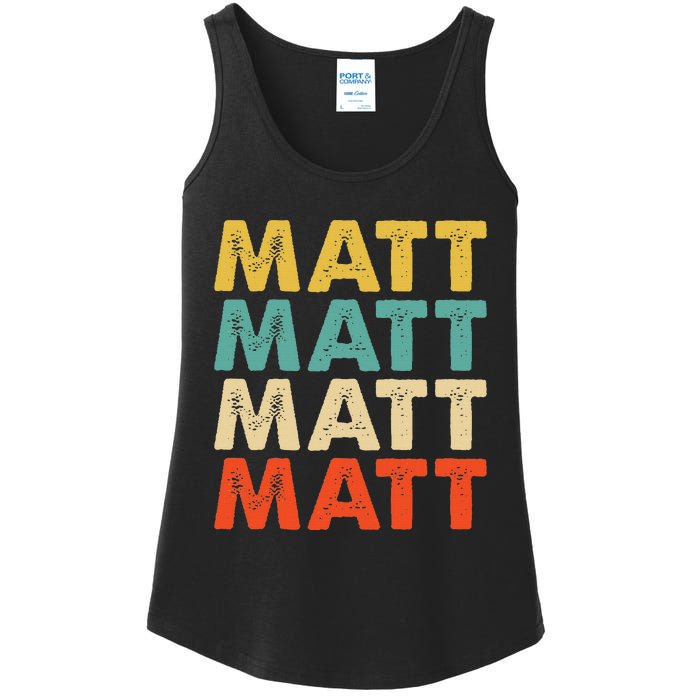 Matt Name Ladies Essential Tank