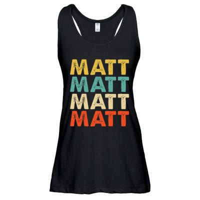 Matt Name Ladies Essential Flowy Tank