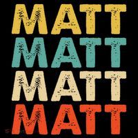 Matt Name Mousepad