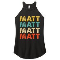 Matt Name Women's Perfect Tri Rocker Tank