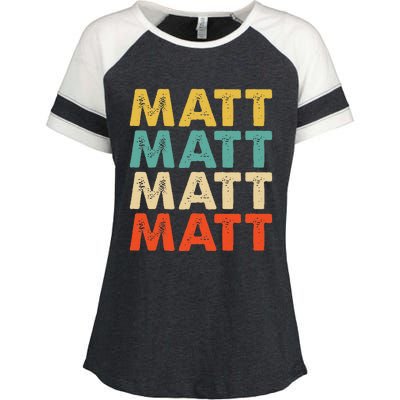 Matt Name Enza Ladies Jersey Colorblock Tee