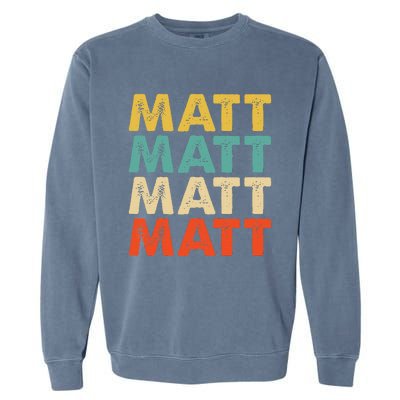 Matt Name Garment-Dyed Sweatshirt