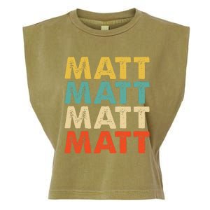 Matt Name Garment-Dyed Women's Muscle Tee