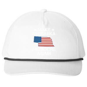 Make Nebraska Mediocre Again Snapback Five-Panel Rope Hat