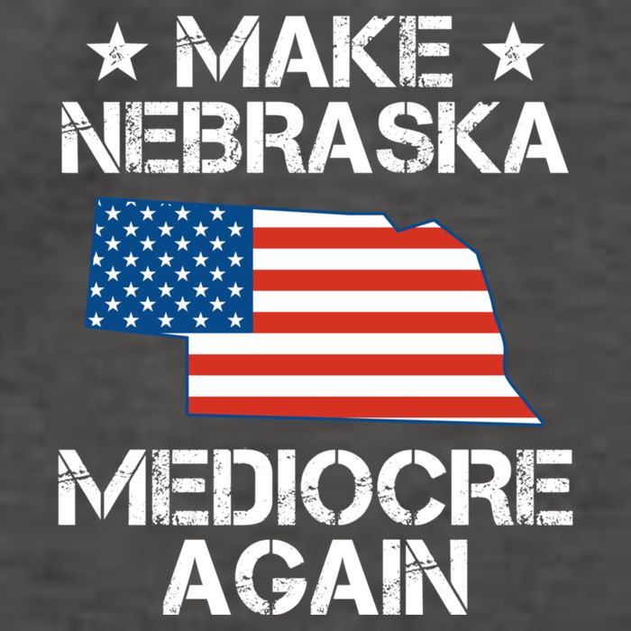 Make Nebraska Mediocre Again Vector Backpack