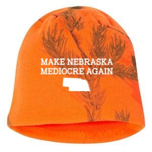 Make Nebraska Mediocre Again Kati - Camo Knit Beanie