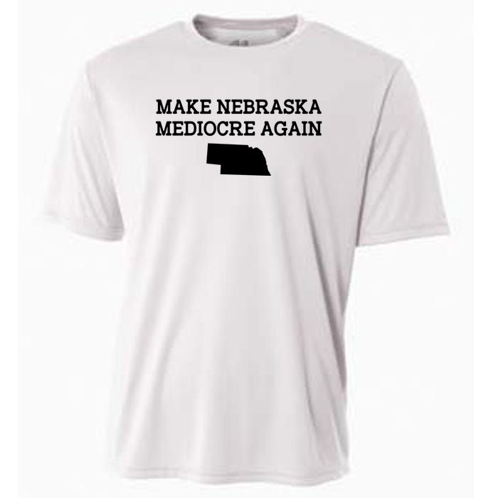 Make Nebraska Mediocre Again Cooling Performance Crew T-Shirt