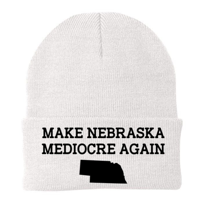 Make Nebraska Mediocre Again Knit Cap Winter Beanie