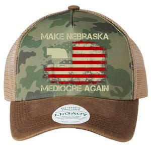 Make Nebraska Mediocre Again Legacy Tie Dye Trucker Hat