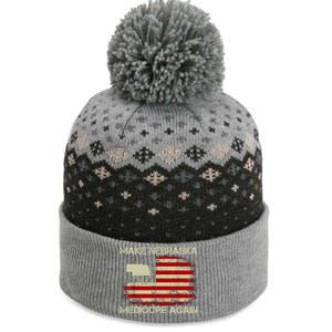 Make Nebraska Mediocre Again The Baniff Cuffed Pom Beanie