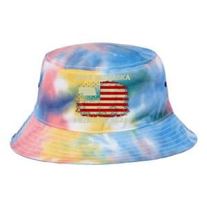 Make Nebraska Mediocre Again Tie Dye Newport Bucket Hat