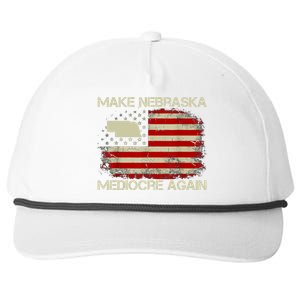 Make Nebraska Mediocre Again Snapback Five-Panel Rope Hat