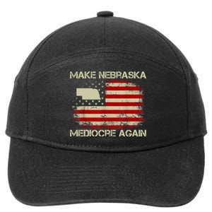 Make Nebraska Mediocre Again 7-Panel Snapback Hat