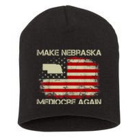 Make Nebraska Mediocre Again Short Acrylic Beanie