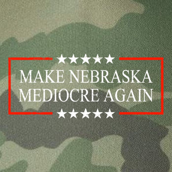 Make Nebraska Mediocre Again Legacy Tie Dye Trucker Hat