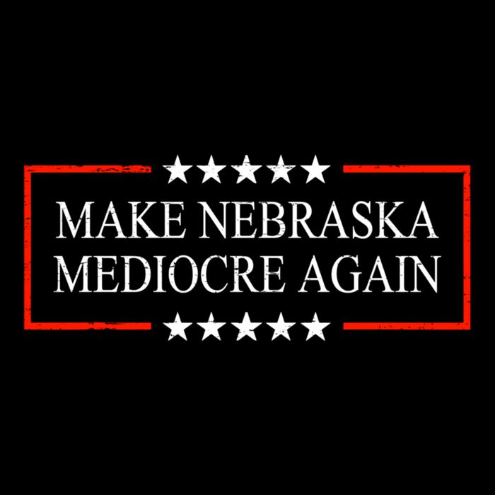 Make Nebraska Mediocre Again Youth Performance Sprint T-Shirt