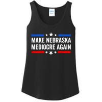 Make Nebraska Mediocre Again Ladies Essential Tank