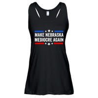 Make Nebraska Mediocre Again Ladies Essential Flowy Tank