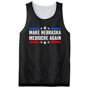 Make Nebraska Mediocre Again Mesh Reversible Basketball Jersey Tank