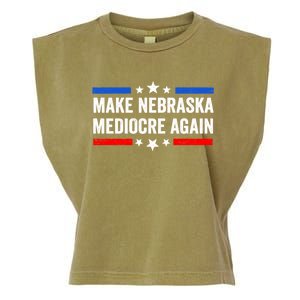 Make Nebraska Mediocre Again Garment-Dyed Women's Muscle Tee