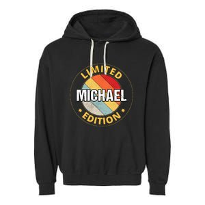 Michael Name Garment-Dyed Fleece Hoodie