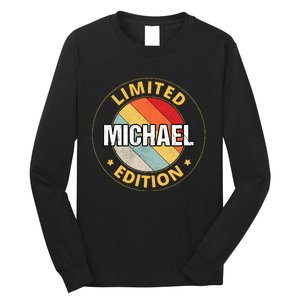 Michael Name Long Sleeve Shirt