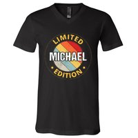 Michael Name V-Neck T-Shirt