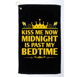 Me Now Midnight Happy New Year Couple Gift Nye Gift Platinum Collection Golf Towel