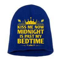 Me Now Midnight Happy New Year Couple Gift Nye Gift Short Acrylic Beanie