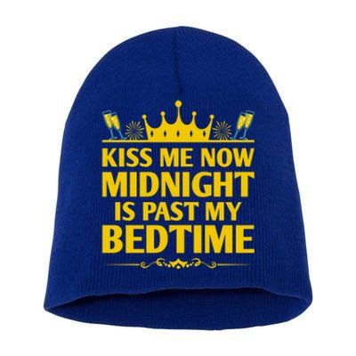 Me Now Midnight Happy New Year Couple Gift Nye Gift Short Acrylic Beanie