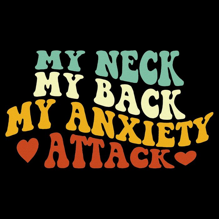 My Neck My Back My Anxiety Attack Funny Bucket Hat