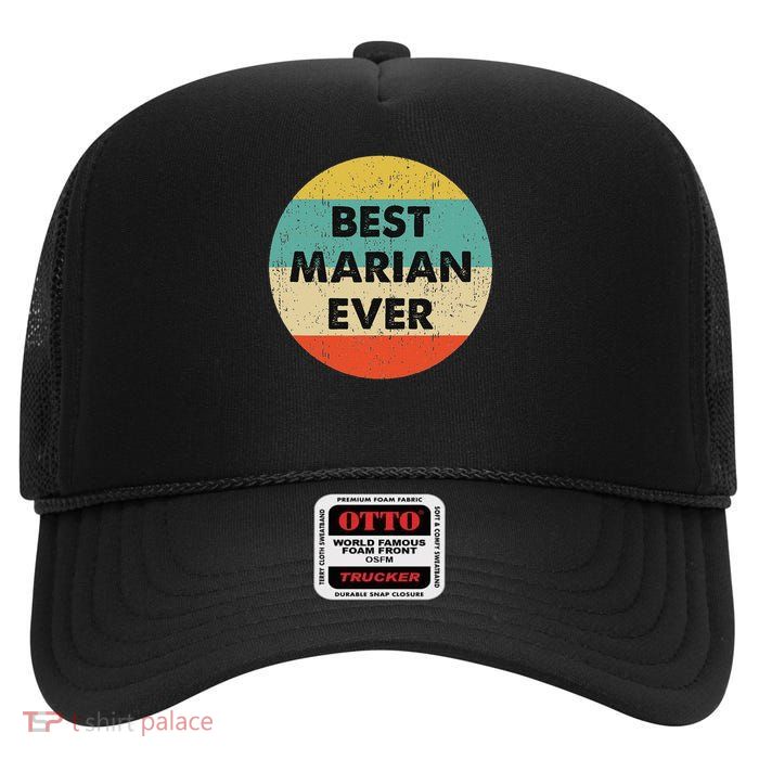 Marian Name High Crown Mesh Back Trucker Hat
