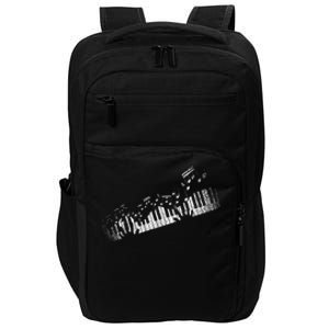 Music Notes Musical Instrument Pianist Gift Idea Piano Impact Tech Backpack