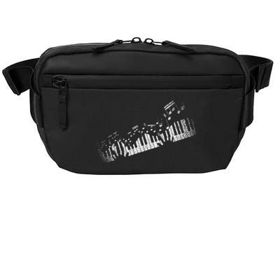 Music Notes Musical Instrument Pianist Gift Idea Piano Crossbody Pack