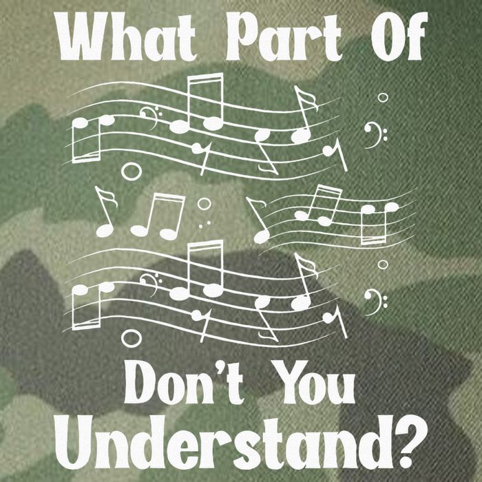 Music Notes Musician What Part Of Dont You Understand Legacy Tie Dye Trucker Hat