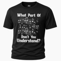 Music Notes Musician What Part Of Dont You Understand Performance Shirt