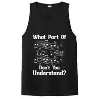 Music Notes Musician What Part Of Dont You Understand PosiCharge Competitor Tank