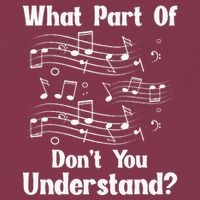 Music Notes Musician What Part Of Dont You Understand 16oz Travel Tumbler