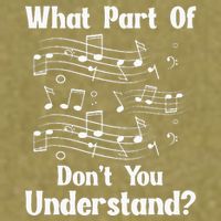 Music Notes Musician What Part Of Dont You Understand Garment-Dyed Women's Muscle Tee