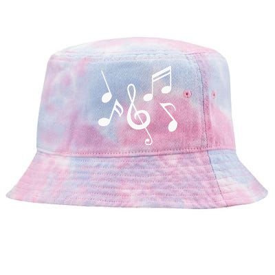 Music Notes Tie-Dyed Bucket Hat