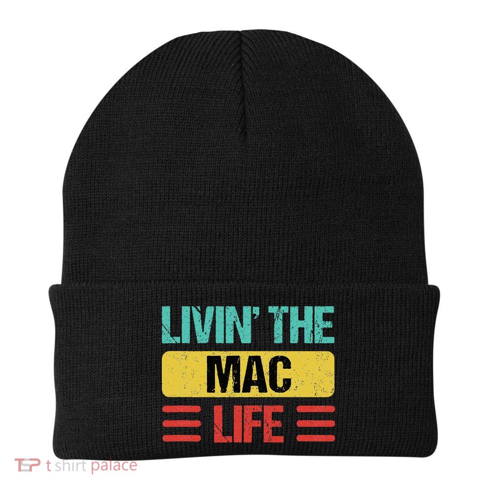 Mac Name Knit Cap Winter Beanie