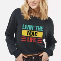 Mac Name Cropped Pullover Crew