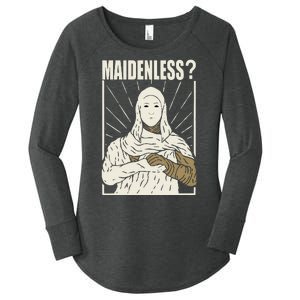 Maidenless No Maidens Women's Perfect Tri Tunic Long Sleeve Shirt