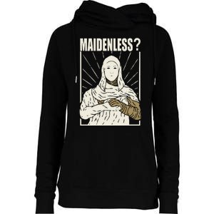 Maidenless No Maidens Womens Funnel Neck Pullover Hood