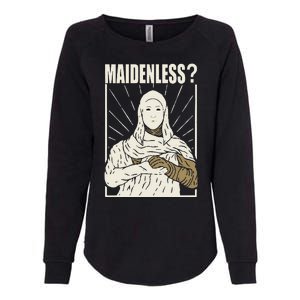 Maidenless No Maidens Womens California Wash Sweatshirt