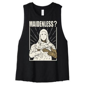 Maidenless No Maidens Women's Racerback Cropped Tank