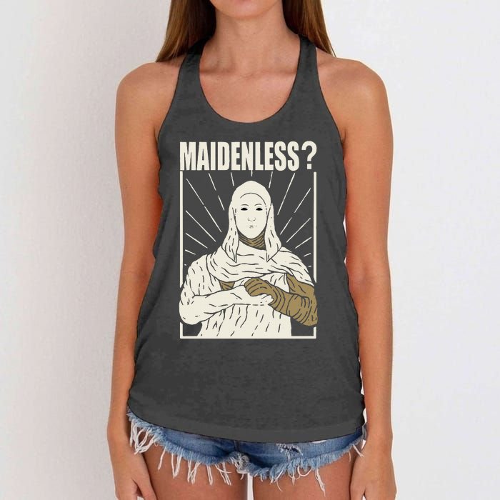 Maidenless No Maidens Women's Knotted Racerback Tank