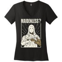 Maidenless No Maidens Women's V-Neck T-Shirt