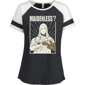 Maidenless No Maidens Enza Ladies Jersey Colorblock Tee